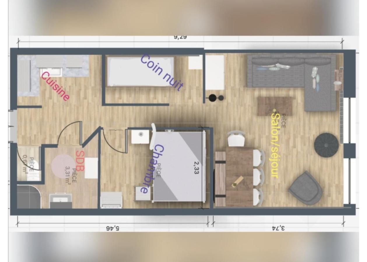 Appartement 6/7 Personnes Pied Des Pistes A Plagne Centre La Plagne Exterior foto